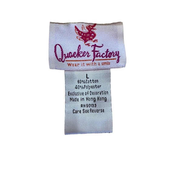 Quacker Factory Beach “Make A Splash” Yellow Sweatshirt Womens- Size Large - Picture 9 of 10